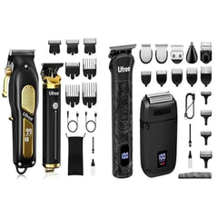 Ufree Beard Trimmer for Men, Foil Shaver Electric Razor, Shavers for Body Face Nose Ear, Cordless Hair Trimmer, Professional Hair Clippers, Mustache Grooming Kit Birthday Gifts for Men