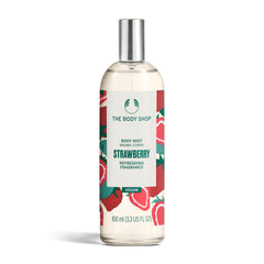 The Body Shop Strawberry Body Mist, Refreshes and Cools with a Sweet Fruity Scent - 100ml