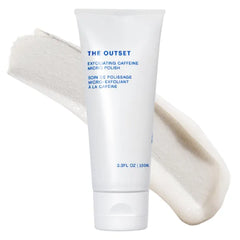 The Outset Exfoliating Caffeine Micro Polish, Brightening, Smoothing & Awakening Physical Face Scrub, Gentle, Fragrance-Free, Clean, Vegan & Gluten-Free Daily Skincare - 3.3 fl oz