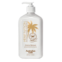 Australian Gold Hemp Nation Cocoa Dreams Tan Extender w/Derma Dark Bronzer 18oz