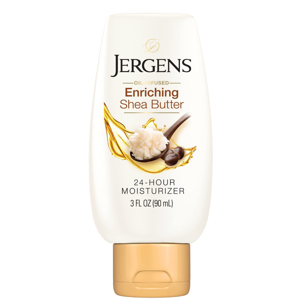 Jergens Shea Butter Deep Conditioning Moisturizer, Travel Size Deep Conditioning Moisturizer, 3X More Radiant Skin, 3 Ounces, with Pure Shea Butter, Dermatologist d