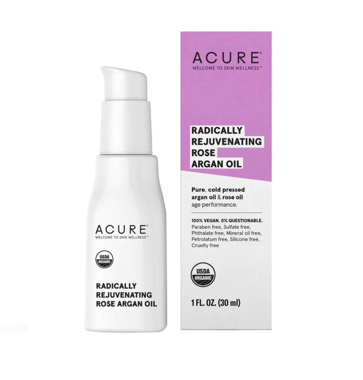 Acure Radically Rejuvenating Rose Argan Oil 30 Ml