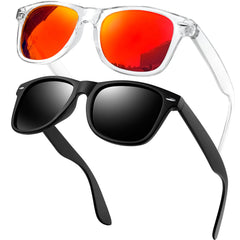 KANASTAL Polarized Sunglasses Men, Fashion Square Sun Glasses Women, Classic Shades for Womens, Driving Fishing Outdoor 100% UV400 Protection