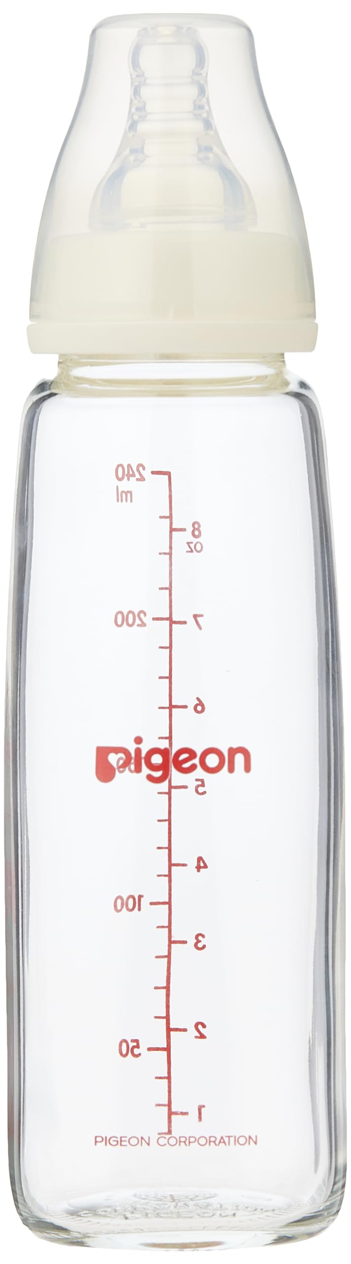 Pigeon Glass Nurser-White, 200 ml [00281]