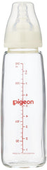 Pigeon Glass Nurser-Transparent Bottle, White/Clear, 240 ml
