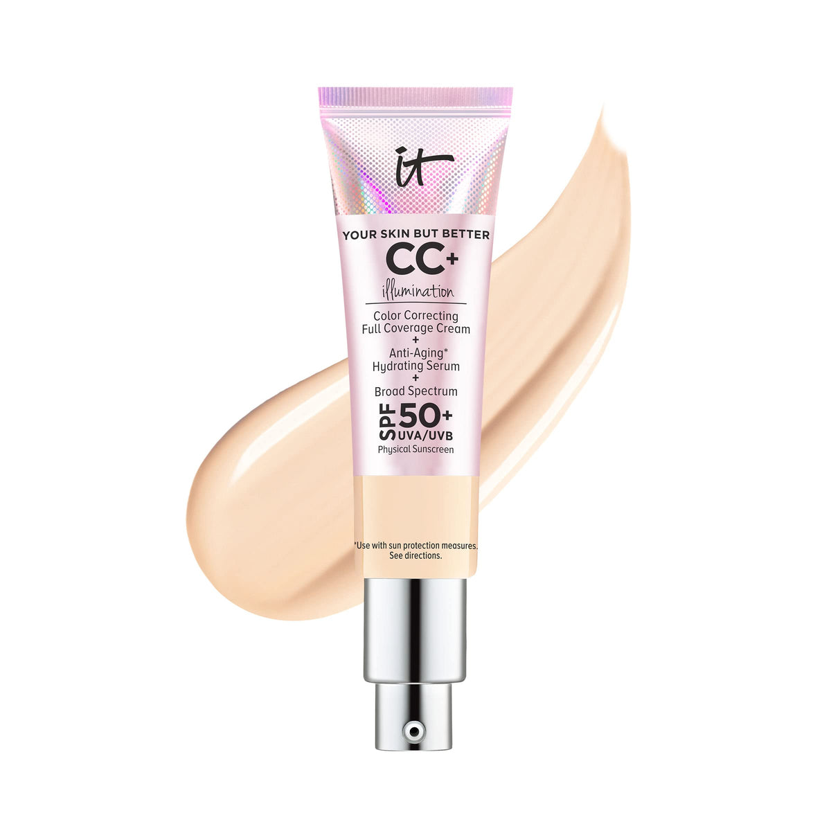 IT Cosmetics CC Illumination Cream with SPF 50+ (Light) 1.08 oz - Your Skin But Better