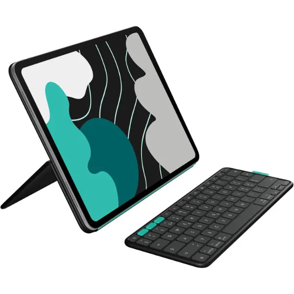 Logitech Flip Folio Keyboard Case For iPad Pro 13" (M4) & IPAD AIR 13" (M2, M3) - Midnight Black