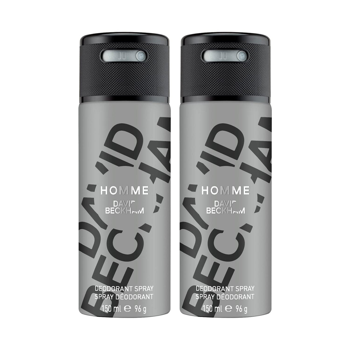 DAVID BECKHAM Homme Deodorant Spray 150ml (Pack of 2)