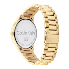 Calvin Klein CK ICONIC Unisex Watch, Analog - Champagne Gold Light