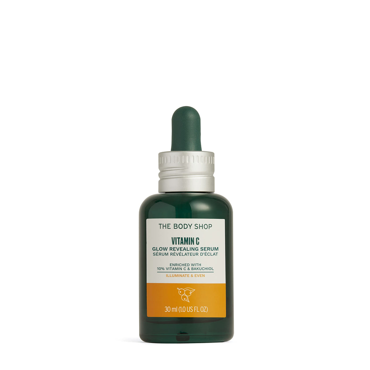 The Body Shop Vitamin C Glow Revealing Serum, Brightening, Dark Spot Correction, Hydrating - 30ml