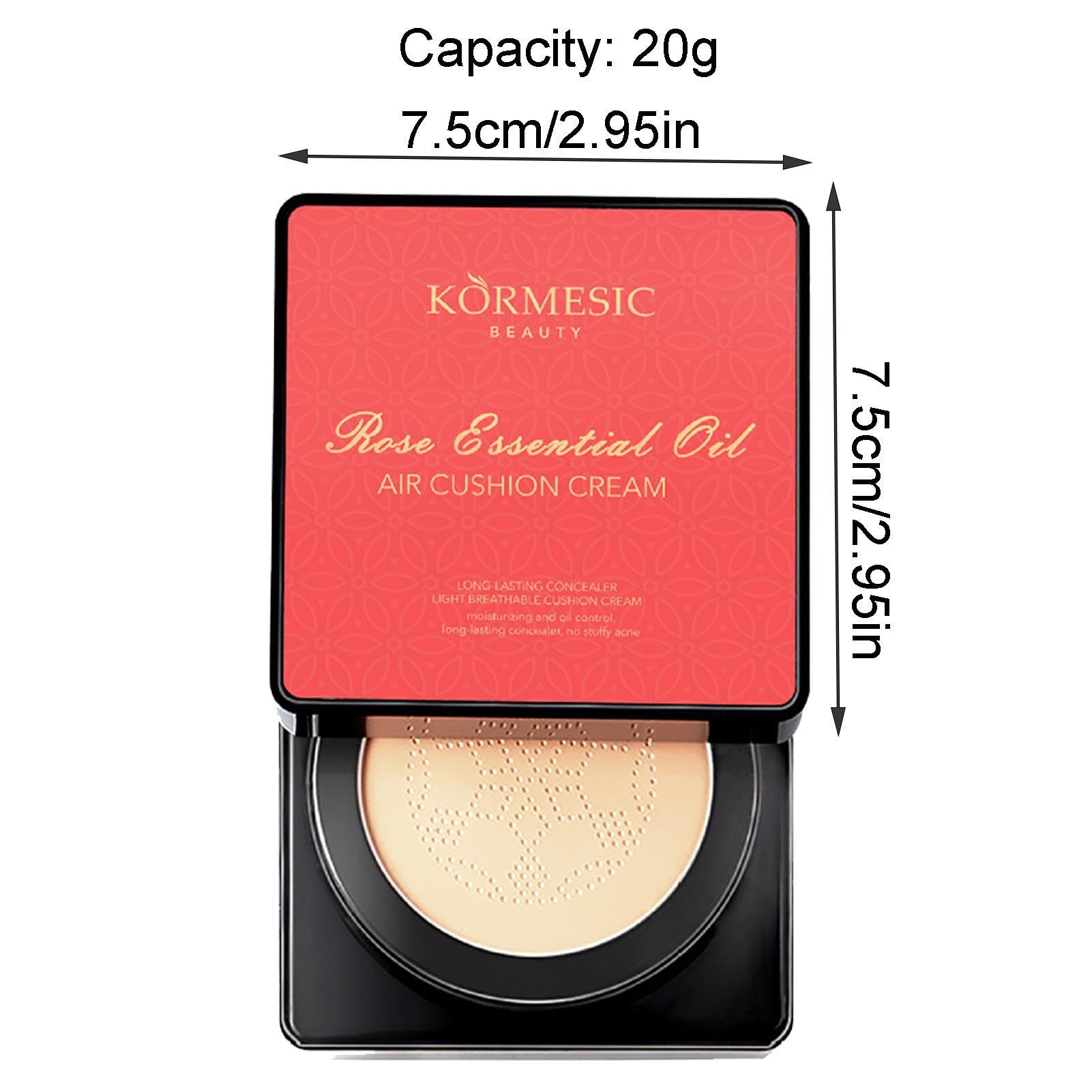 Foundation Cushion,Air Cushion BB Cream - Mushroom Cushion Moisturizing, Hydrating, Covering Blemishes For Wedding, Party, Great Gifts For Birthday Gifts