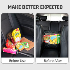 ECVV Multifunctional Car Storage Pocket Handbag Holder Between Car Seats Auto Interior Hanging Placement Bag Storage Organizer Car Net Pocket Storage Box for Front Seat