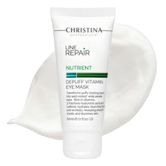CHRISTINA Line Repair Nutrient Depuff Vitamin Eye Mask, Nourishing ingredients to repair, depuff, and revitalise the delicate eye area- 60ml