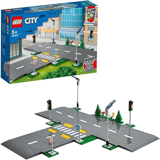 LEGO City Road Plates 60304 Building Kit (112 Pieces)