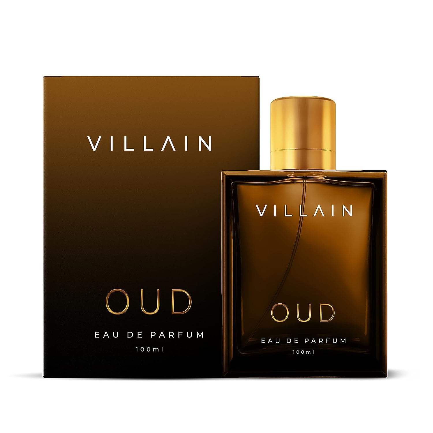 Villain Oud Perfume for Men, Eau De Parfum (EDP) For Men, 100ml, Gift For Men, Premium Luxury Perfume, Mens Fragrance with Sandal, Rich Amber, Cedarwood, Patchouli