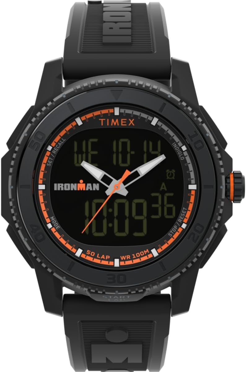 Timex Men's Analogue-Digital Quartz Watch with Plastic Strap TW2W53600