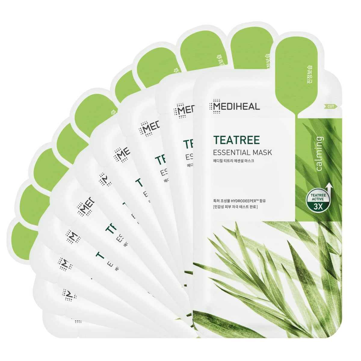 Mediheal Official [Korea's No 1 Sheet Mask] - Tea Tree Essential Blemish Control Mask 10EA