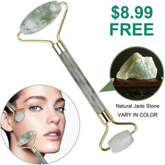 KASTWAVE Microneedling Derma Roller Kit - 540 Titanium Needles for Face & Body, Includes Jade Roller & Storage Case for Acne Scars & Stretch Marks Treatment