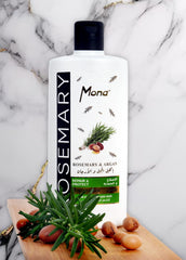 Mona Rosemary & Argan Strengthening Conditioner for Thicker Healthier Hair, Sensitive Scalp Soothing - Calming Action - for Men & Women 440ML