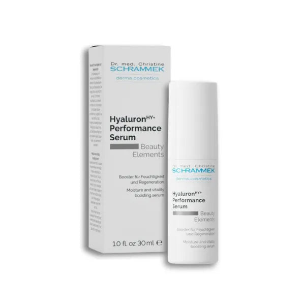 Schrammek Hyaluron HY+ Performance Serum (1 fl oz) – Moisture & Vitality Booster – Anti-Aging Care – Collagen Support – Hyaluronic Acid – Face Moisturizer – Skin Care