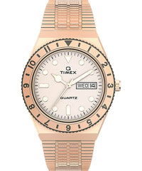 Timex Women's Analogue Watch with a Stainless Steel Bracelet Q Reissue - Rose Gold