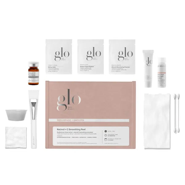 Glo Skin Beauty Retinol + Vitamin C Peel – At-Home Brightening Kit