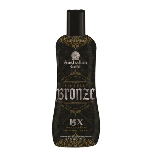 Australian Gold Sinfully Bronze 15x Dark Bronzer with Tyrosine, 8.5oz