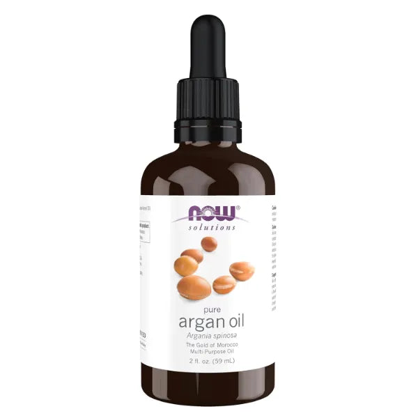 NOW Solutions Pure Argan Oil, 100% Pure, "Gold of Morocco" Multi-Purpose Oil, 2-Ounce