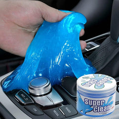 McMola Car Cleaning Gel Kit Universal Detailing Automotive Dust Car Crevice Cleaner Slime Auto Air Vent Interior Detail Removal for Car Putty Cleaning Keyboard Cleaner Car Accessories Blue