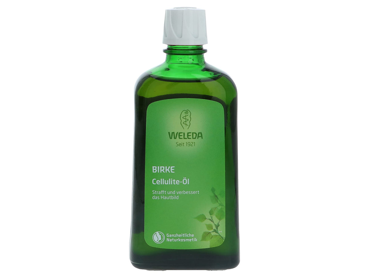 WELEDA Bio Birken Cellulite-Öl 200ml - straffendes Naturkosmetik Körperöl für neue Spannkraft und glatte Haut. Wirkung dermatologisch bestätigt und mit angenehmem Duft