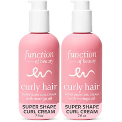Function of Beauty Curl Cream for Curly Hair Curling Cream, Anti Frizz Hair Styling & Defining Moisturizer for Frizzy & Dry Hair Hair Cream for Shiny, Defined Curls Curly Hair Care