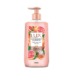 Lux Perfumed Hand Wash, Satin Grapefruit and Almond Oil, for Fragrant, Soft & Clean Hands, 250ml