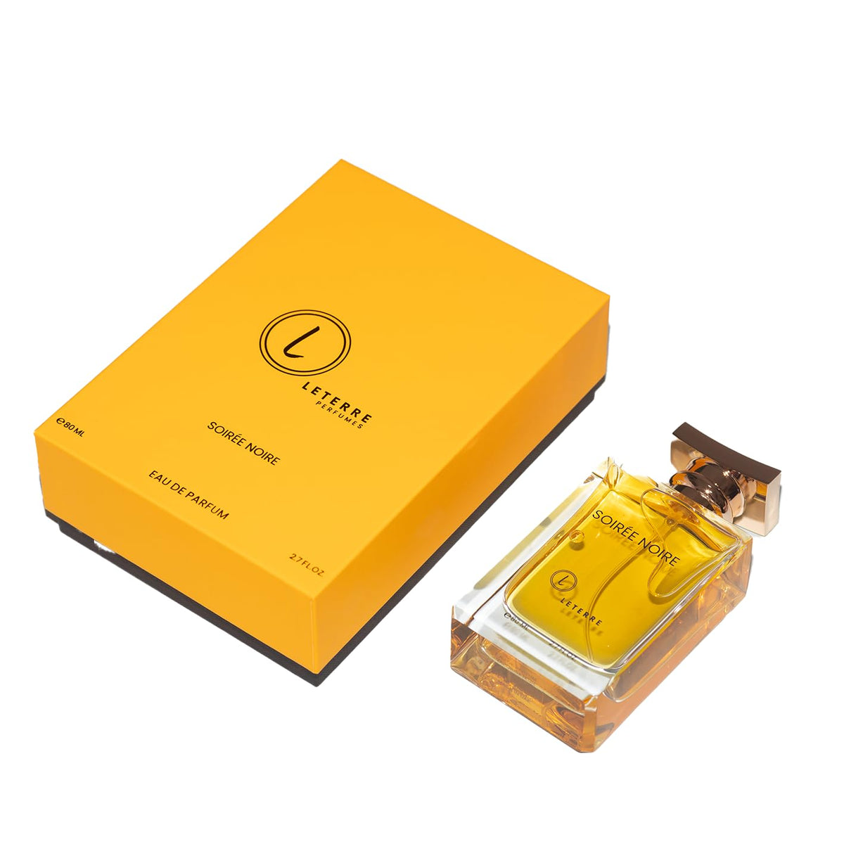Leterre Soirée Noire Eau de Parfum, 80 ml, Gold Cap