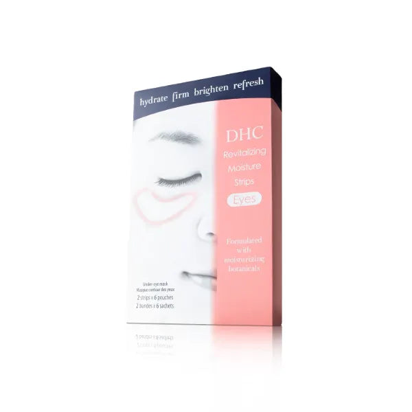 DHC Revitalizing Moisture Strips: Eyes (2 Count), Gel Strip Masks, 6 Applications Each