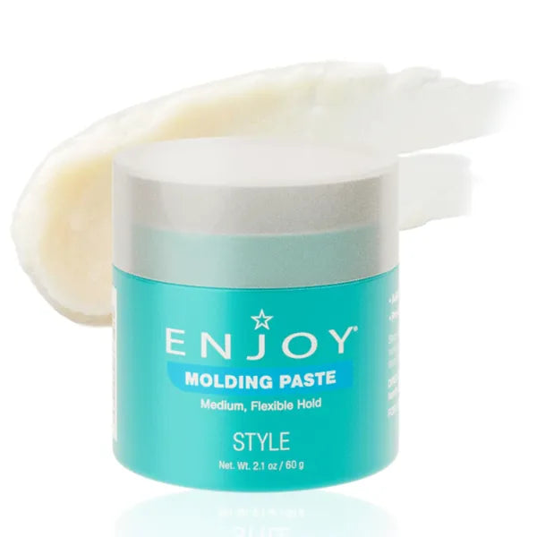Enjoy Molding Paste, Non Greasy Flexible Moveable Texture, Medium Hold Incredible Shine All Day - 2.1 Oz