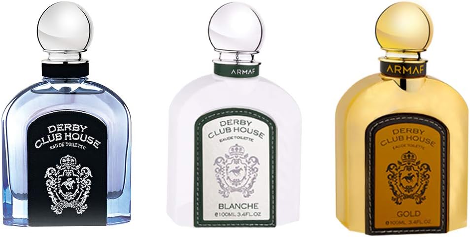 ARMAF Derby Club House Collection - Men's 3 Piece Perfume Set (100ml EDT each)