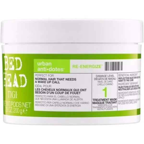 TIGI Bed Head Urban Antidotes Renergize Treatment Mask for Unisex, 7.05 Ounce