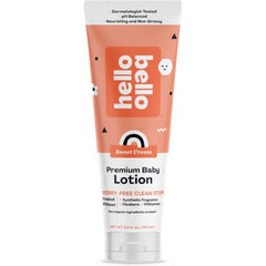 Hello Bello Premium Baby Lotion – Gentle Hypoallergenic Vegan Formula, Sweet Cream Scent, 8.5 oz