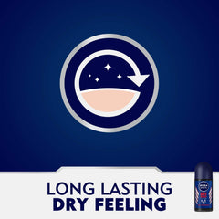 NIVEA MEN Antiperspirant Roll-on for Men, 48h Protection, Dry Impact, 2x50ml