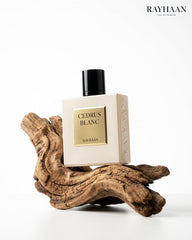Rayhaan Cedrus Blanc Eau de Parfum, 100 ml | Cedar Scent, Unisex Fragrance, Gold Accent Bottle, Arabic Perfumery, Long-Lasting Wear