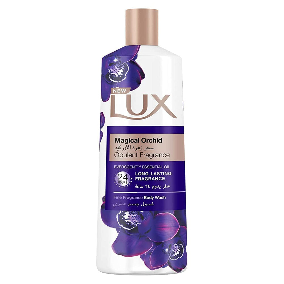 Lux Perfumed Body Wash Magical Orchid for 24 Hours Long Lasting Fragrance, 500ml