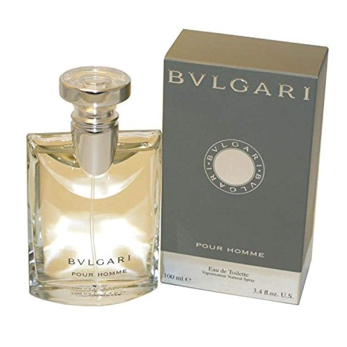 Bvlgari Pour Homme Eau de Toilette Spray for Men, 100 ml