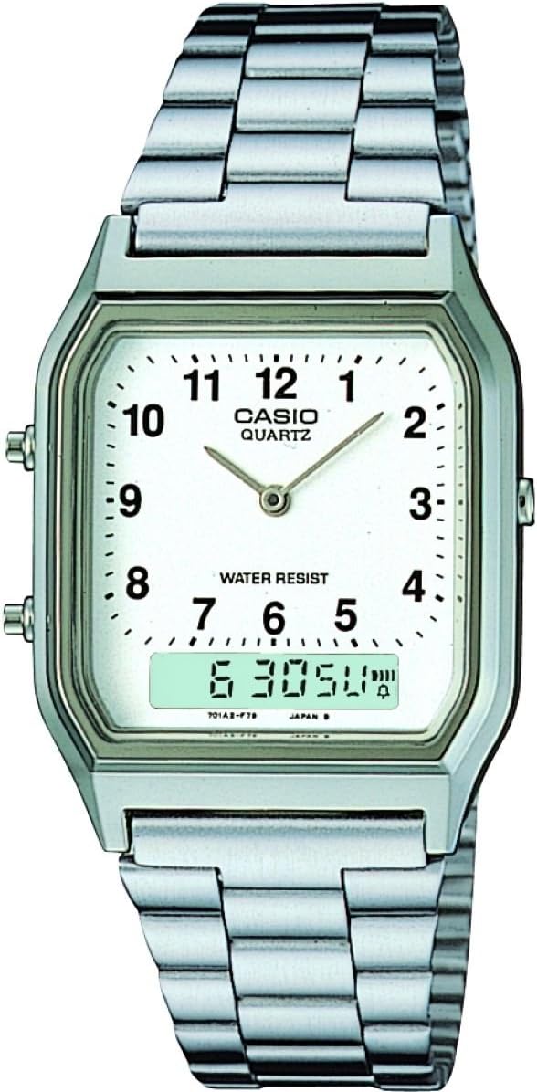 Casio Mens Quartz Watch Silver