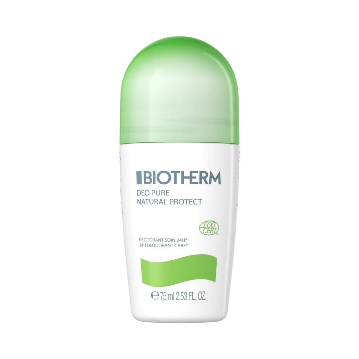 Biotherm 24 Hours Natural Protect Deodorant Roll On for Unisex - 2.53 oz