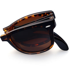 Joopin Folding Sunglasses for Men Women UV400 Protection Easy Carry Foldable Sunglasses for Driving Traveling