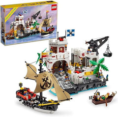 LEGO Icons Eldorado Fortress Classic Set for Adults to Build, Iconic Pirates Model Kit with Pirate Ship and 8 Minifigures, Nostalgic Gift for Men, Women, Him or Her from the 1980s Theme 10320