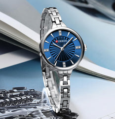 CURREN 9097 - SILVER BLUE