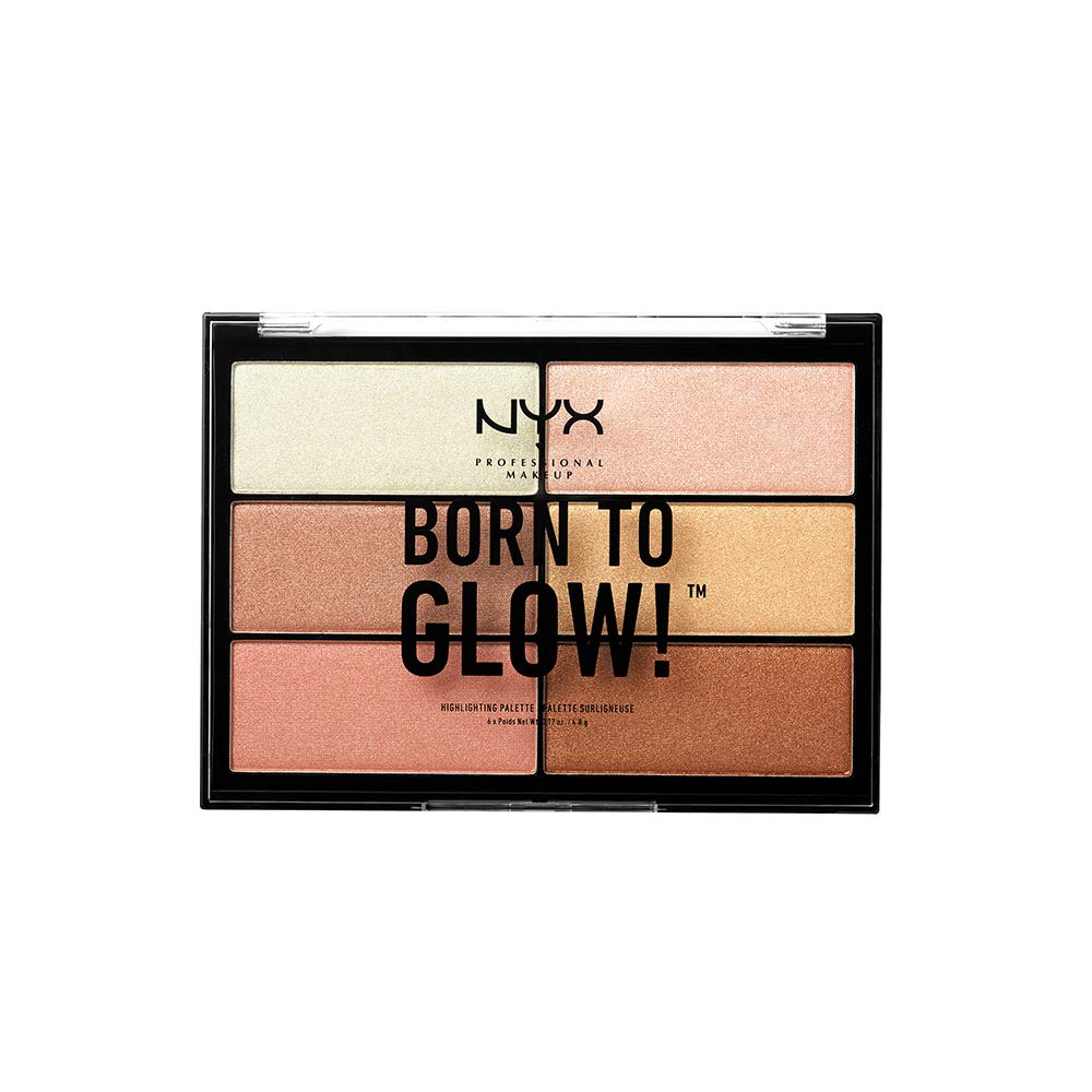 NYX PROFESSIONAL MAKEUP Born to Glow Highlighting Palette, 01