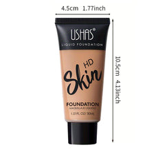 Matte Liquid Foundation,30 Ml Face Foundation Makeup | Powder Foundation Full Coverage for All Skin Types, Matte Hydrating Waterproof Foundation for a Naturally Perfect Look