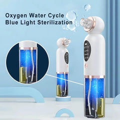 Micro-Vibrating Facial Cleanser for Shrinking Pores, Waterproof and Rechargeable Skin Cleanser, Blackhead Remover, Gentle Facial Massager for Deep Pore Cleaning | Designed in the UAE